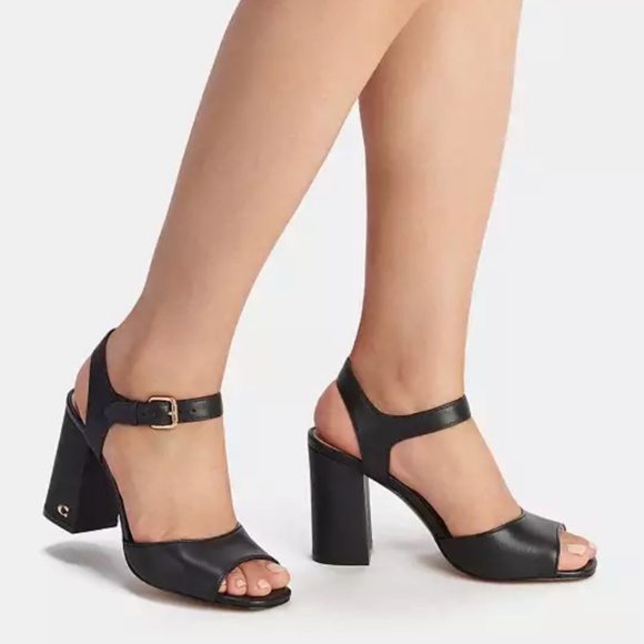 New Coach Black Marla Sandal - Picture 4 of 4